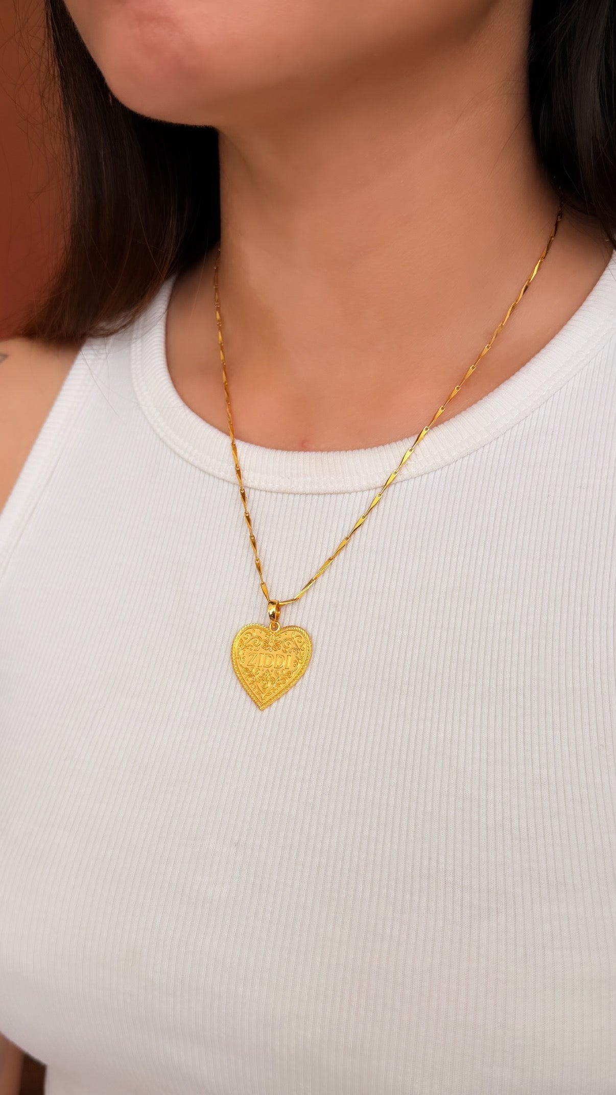 Ziddi Dil Pendant (With Chain)
