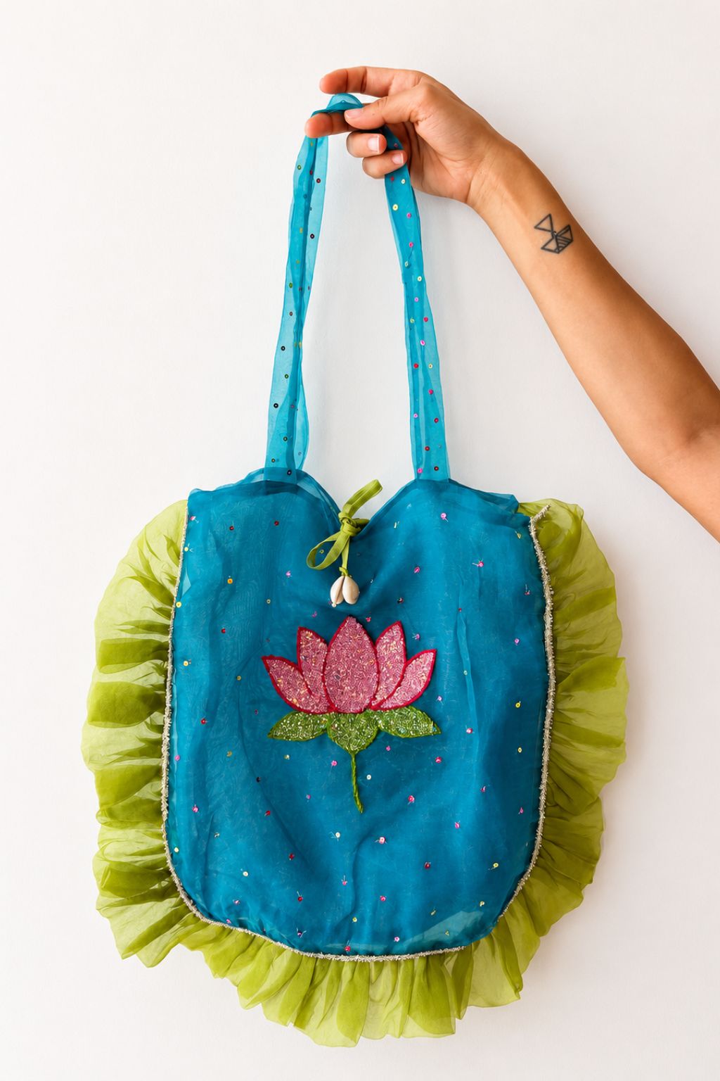 Lotus Organza Bag