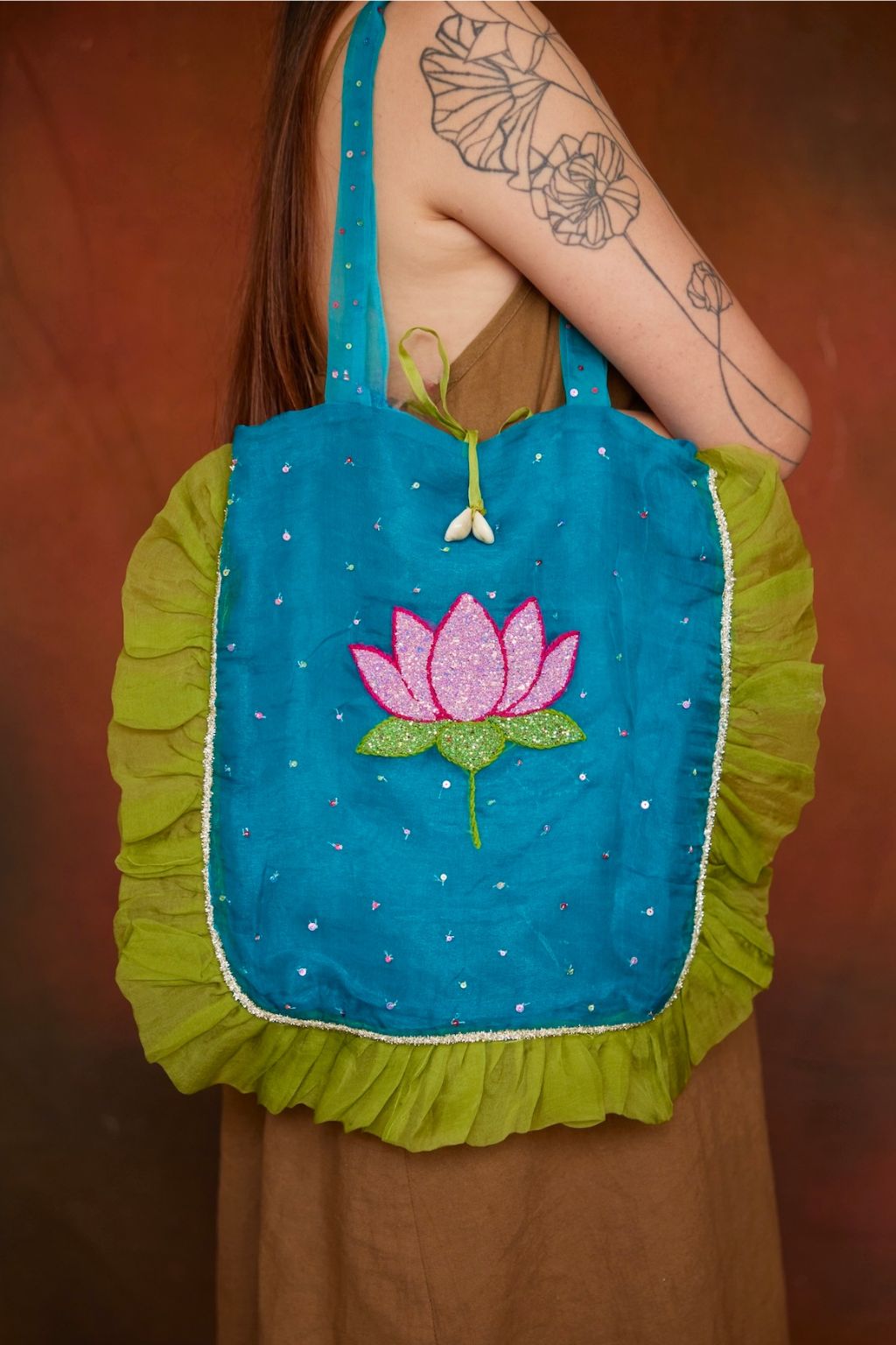 Lotus Organza Bag