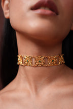 Phool Choker (Green stones)