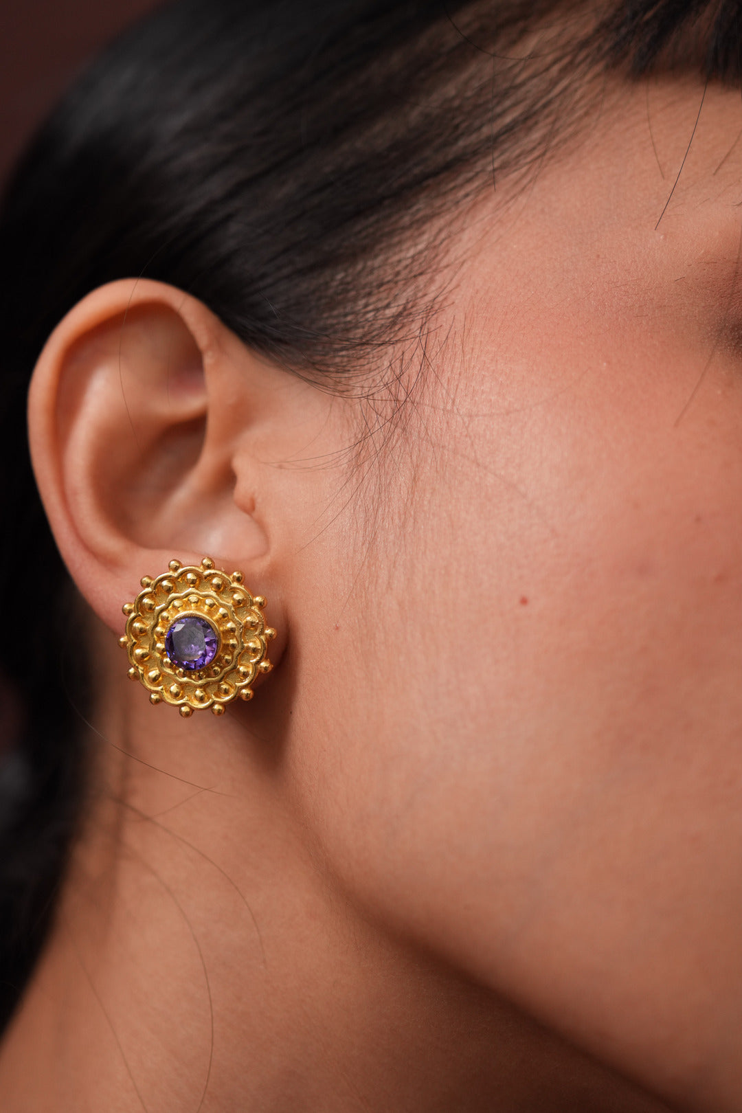 Saba Earring (Purple)