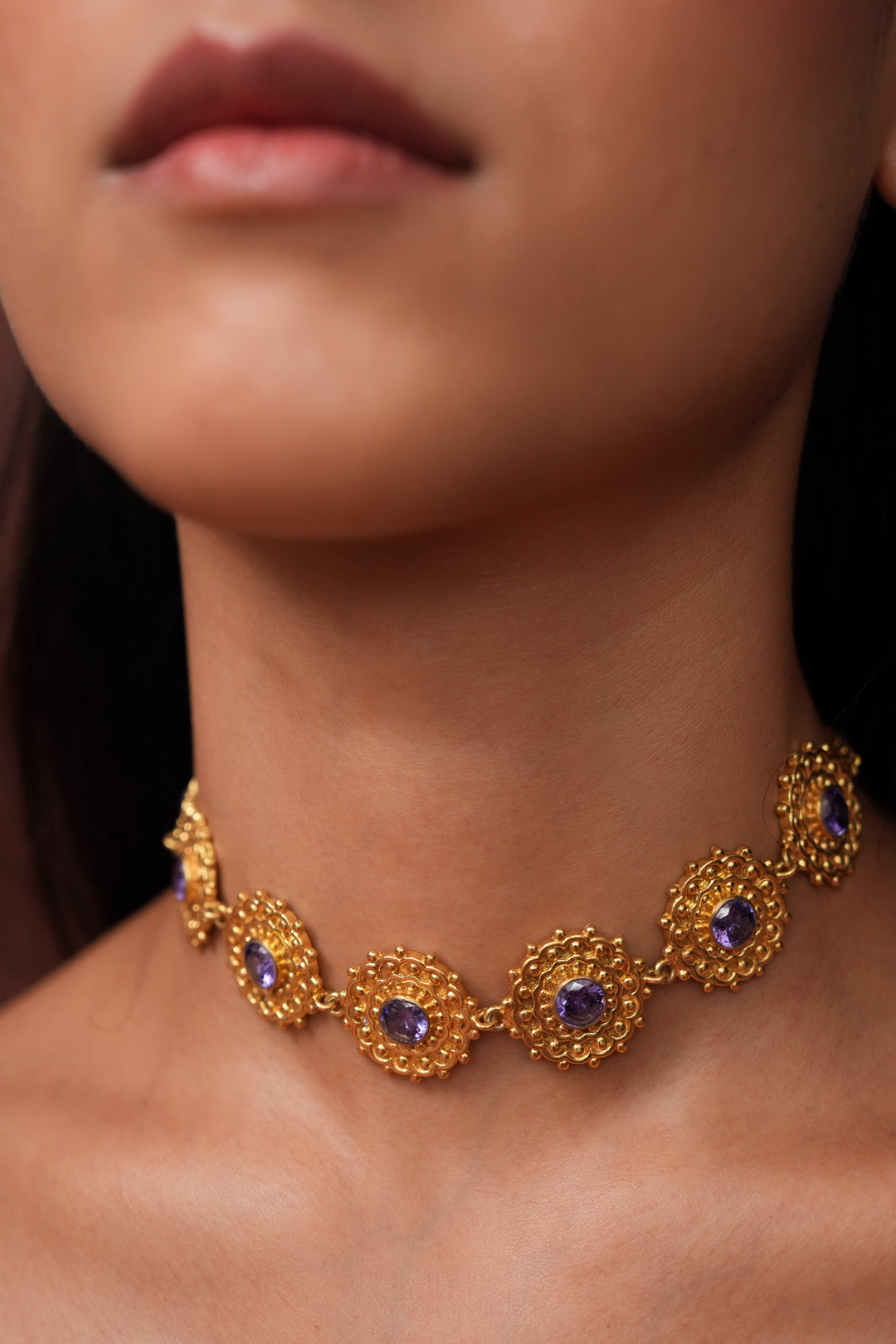 Saba Choker (Purple)