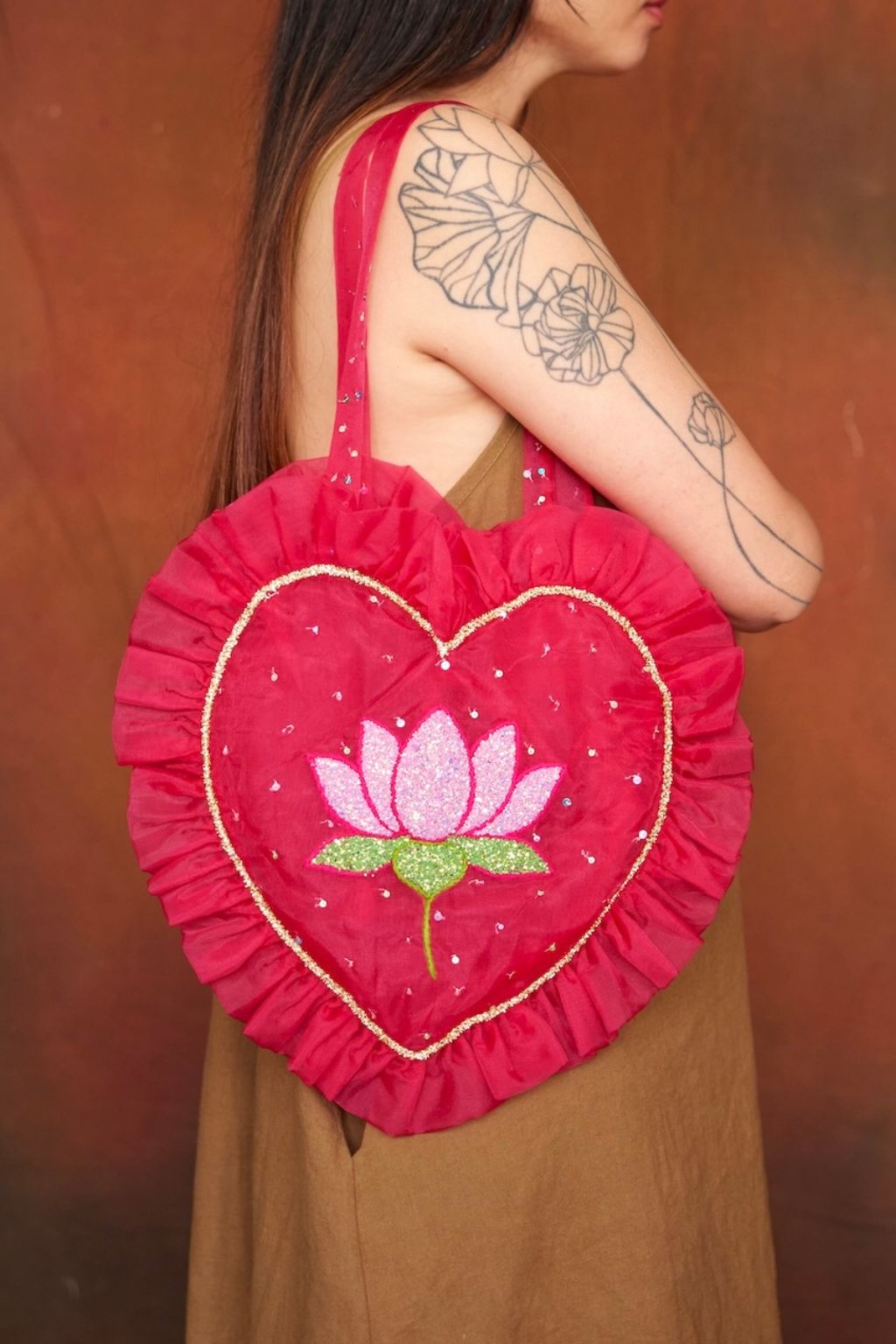 Dil Lotus Organza Bag