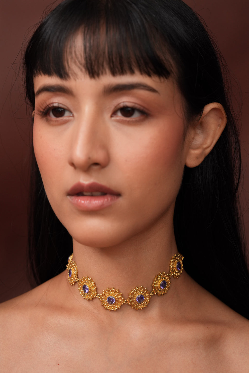 Saba Choker (Purple)