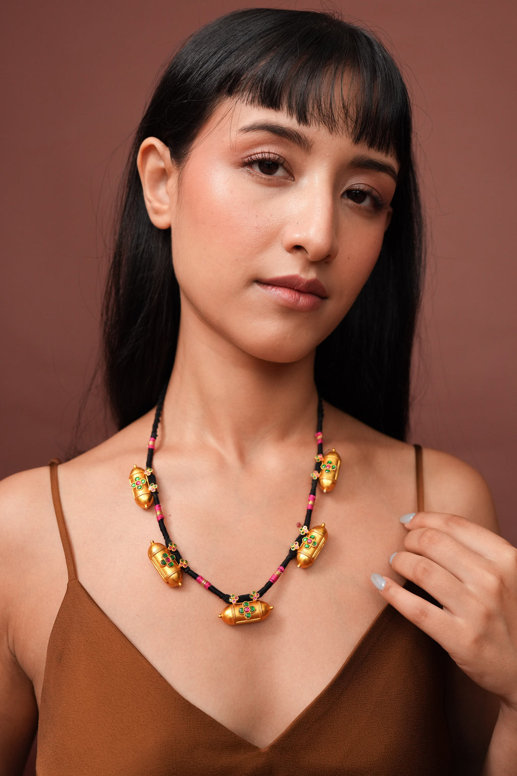 Taveez Necklace (Black)