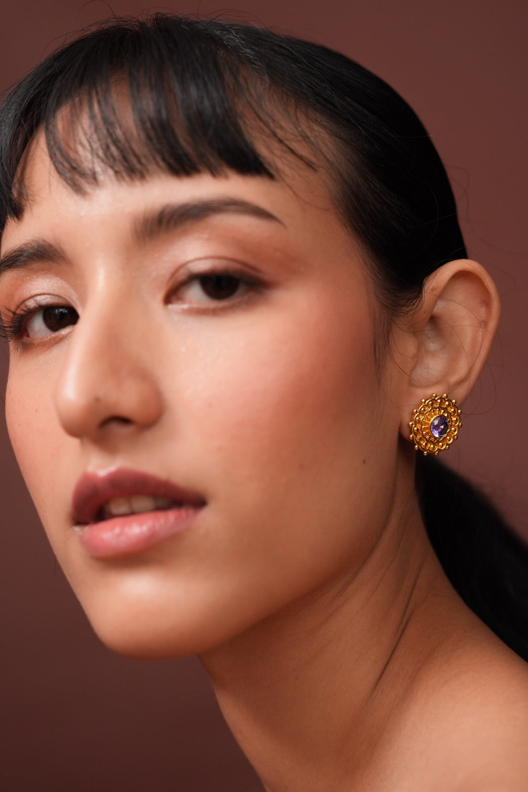 Saba Earring (Purple)