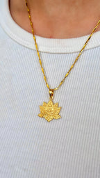 Lotus Pendant (With Chain)