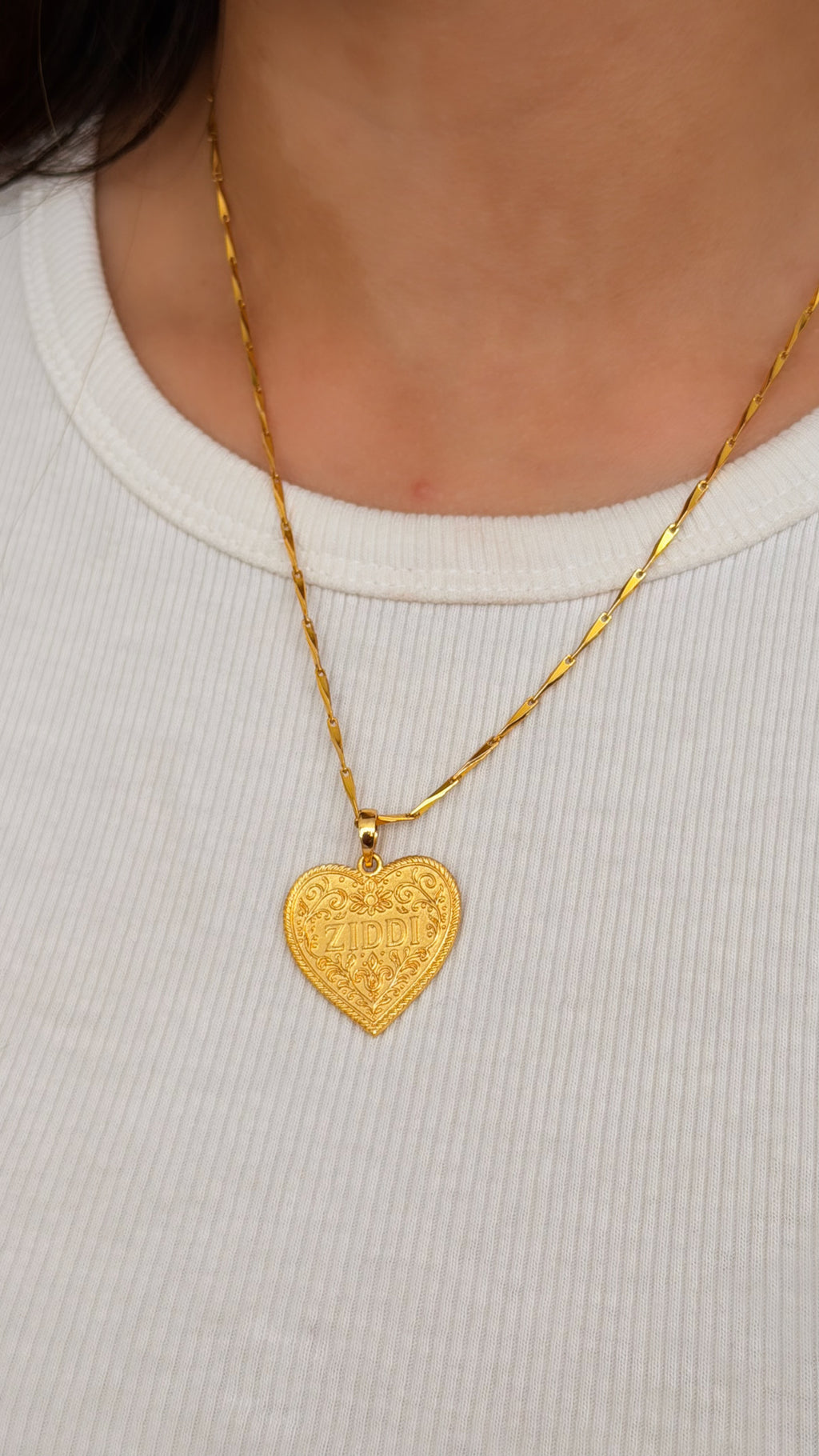 Ziddi Dil Pendant (With Chain)