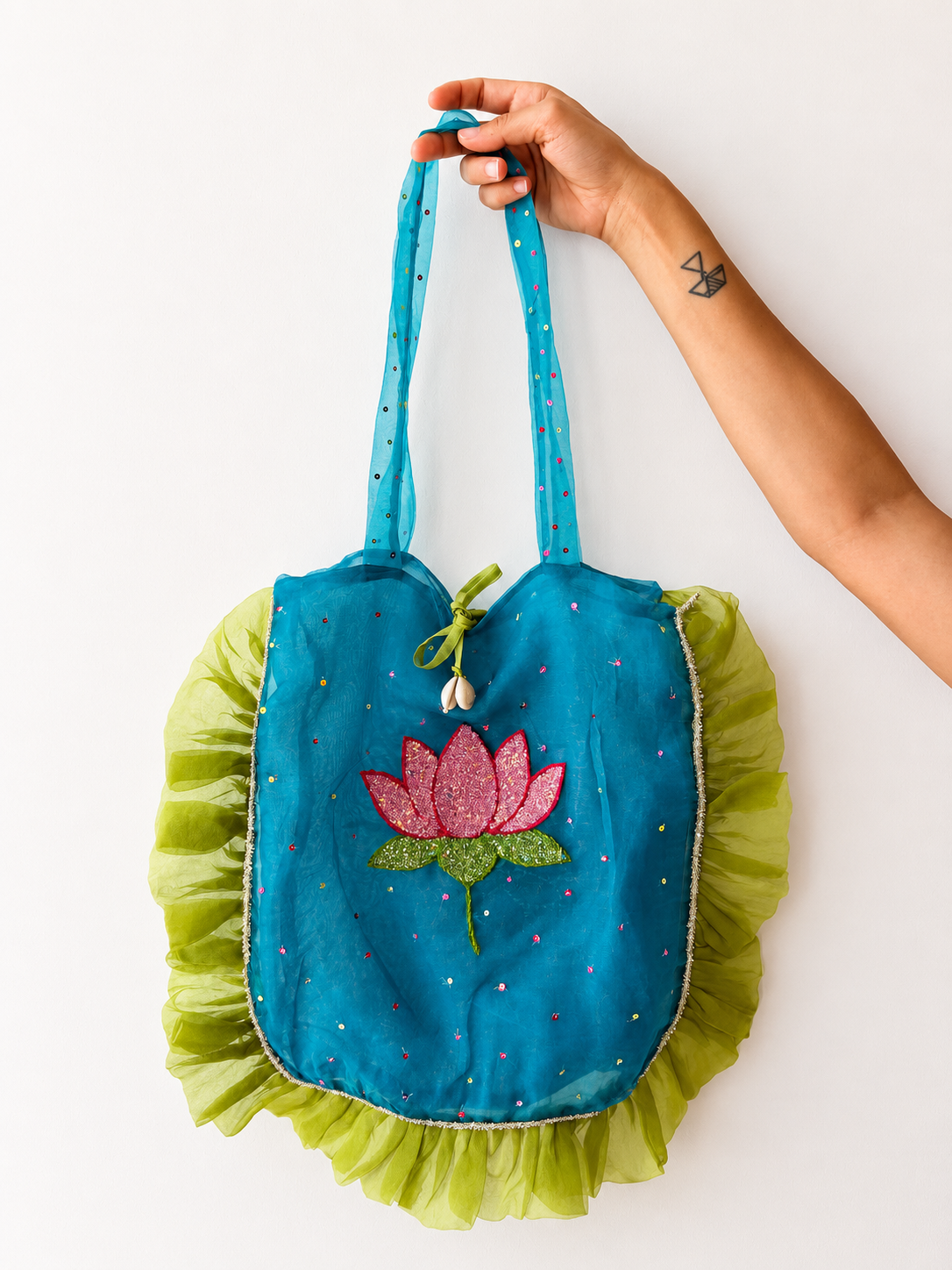 Lotus Organza Bag