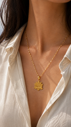Lotus Pendant (With Chain)