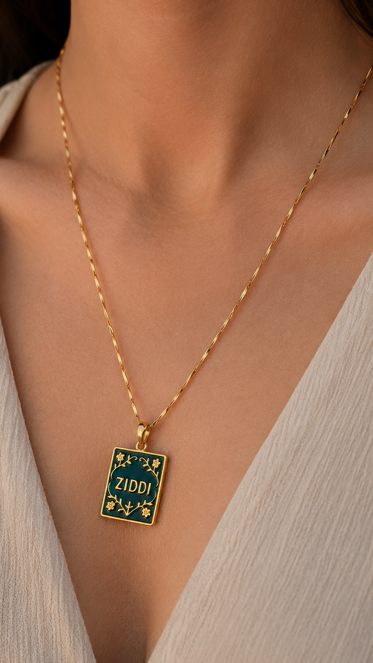 Ziddi Pendant (With Chain)