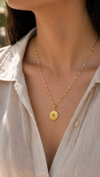 Evil Eye Pendant (With Chain)