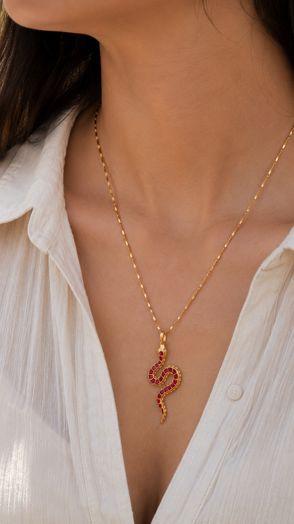 Naga Pendant (With Chain)