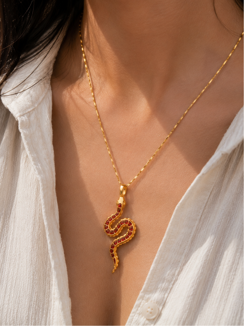 Naga Pendant (With Chain)