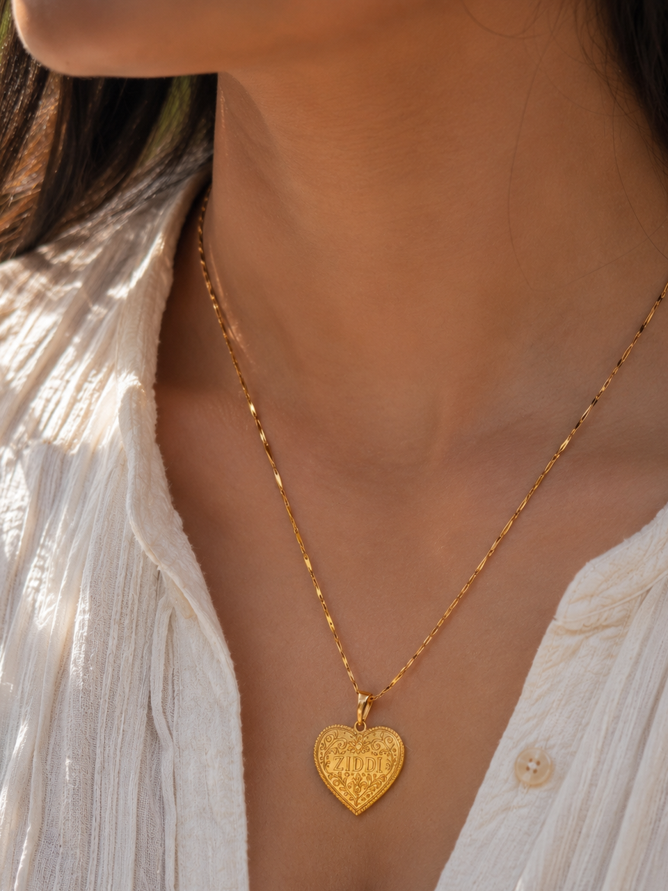 Ziddi Dil Pendant (With Chain)