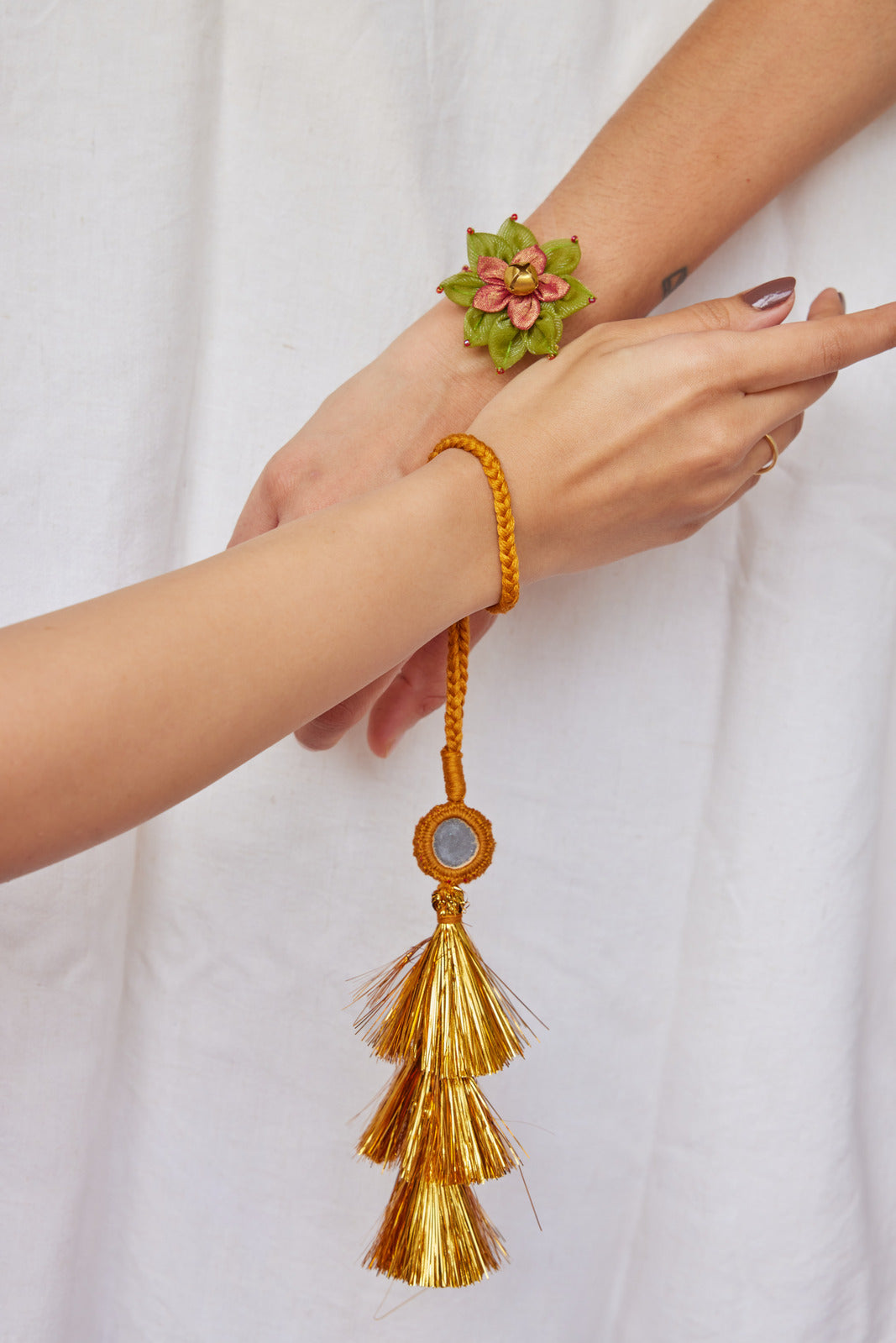 Sheesha Lumba Rakhi - Set of Two