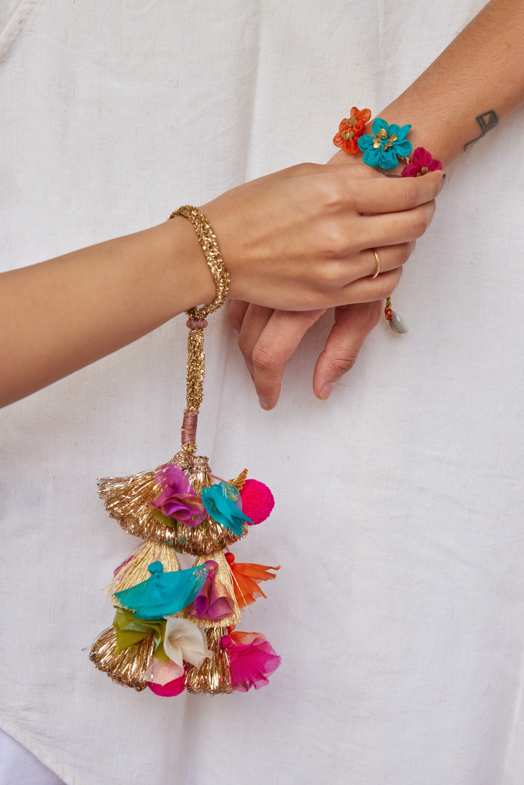 Bahaar Lumba Rakhi - Set of Two
