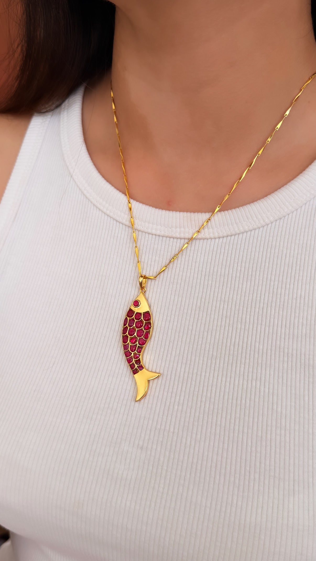 Machhli Pendant (With Chain)