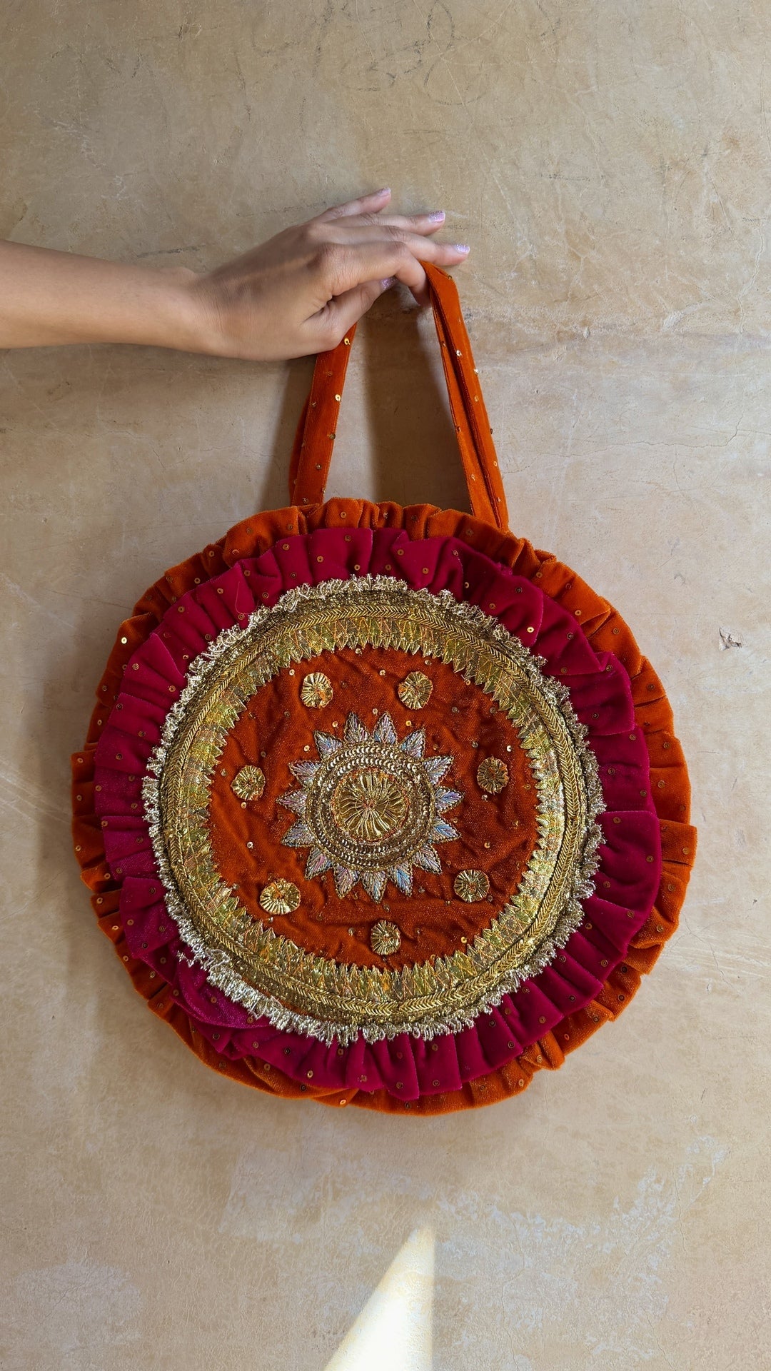Mandala Bag (Pink & Orange)