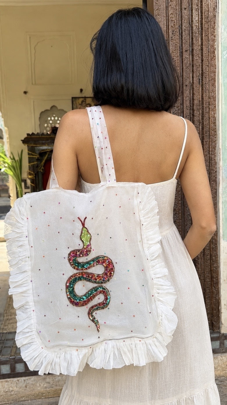 Snake bag (White)