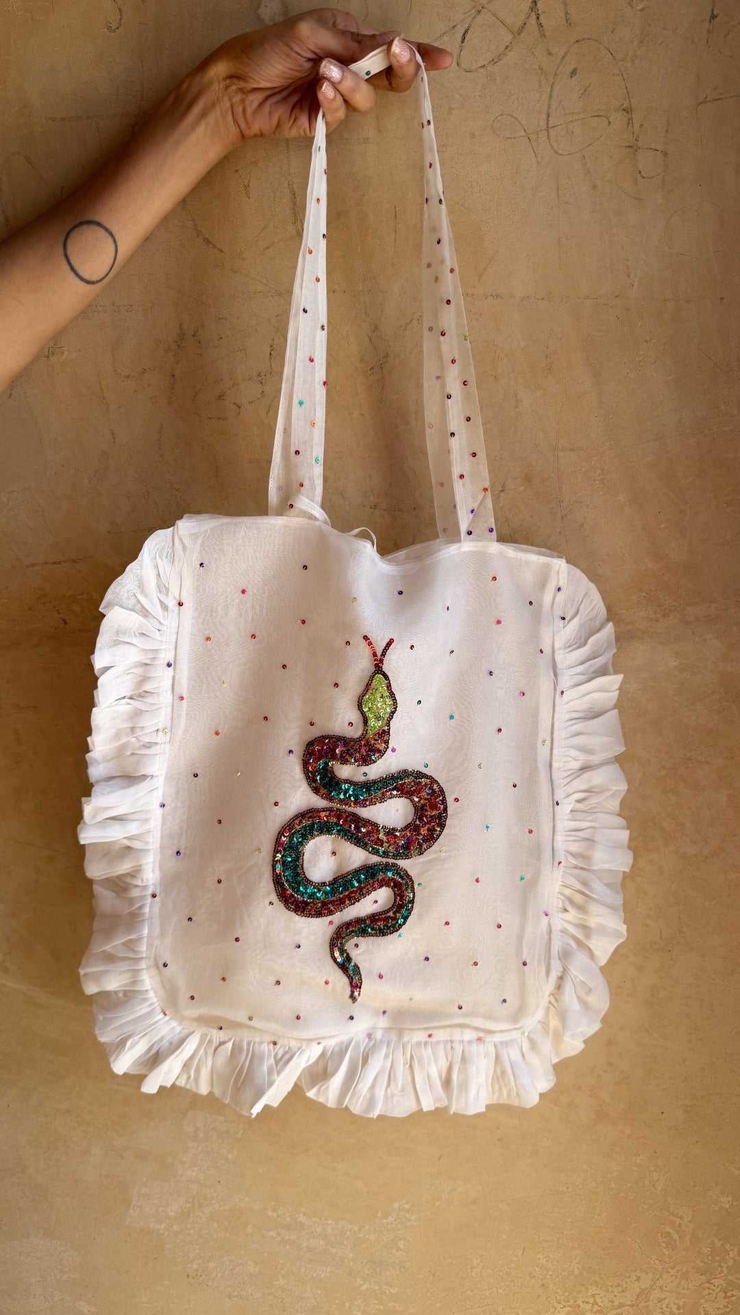 Snake bag (White)