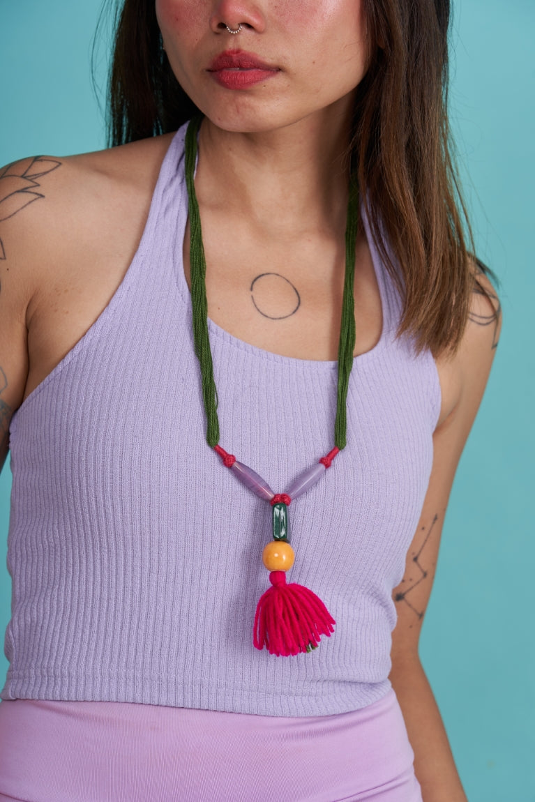 Ceramic Beads Neckpiece