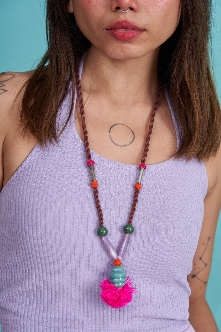 Ceramic Beads Neckpiece