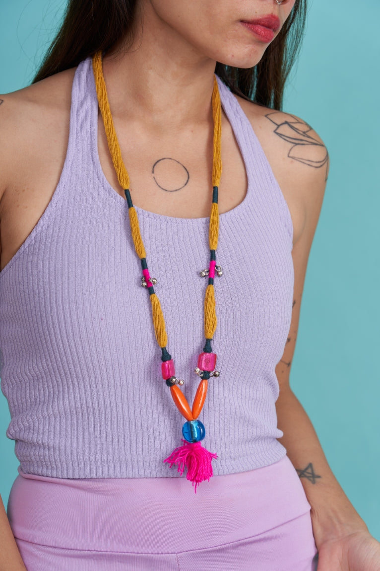 Ceramic Beads Neckpiece