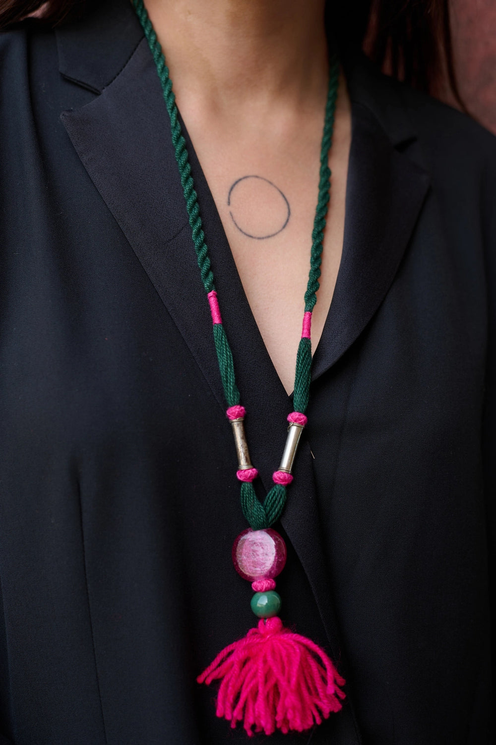 Ceramic Bead Necklace