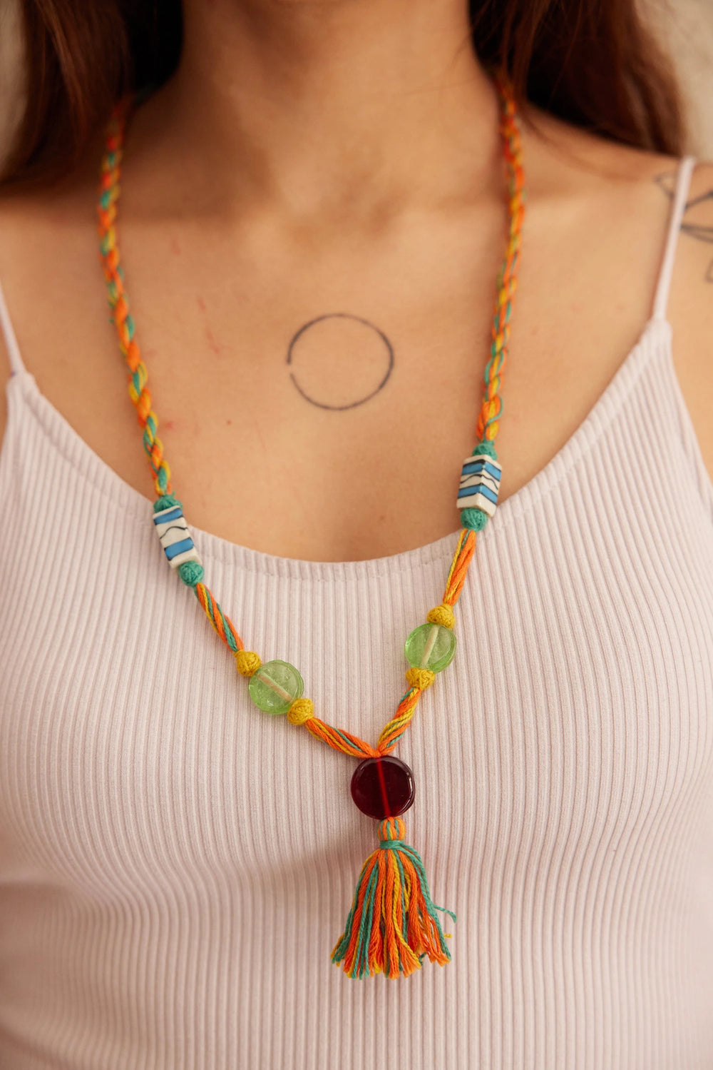 Ceramic Bead Necklace