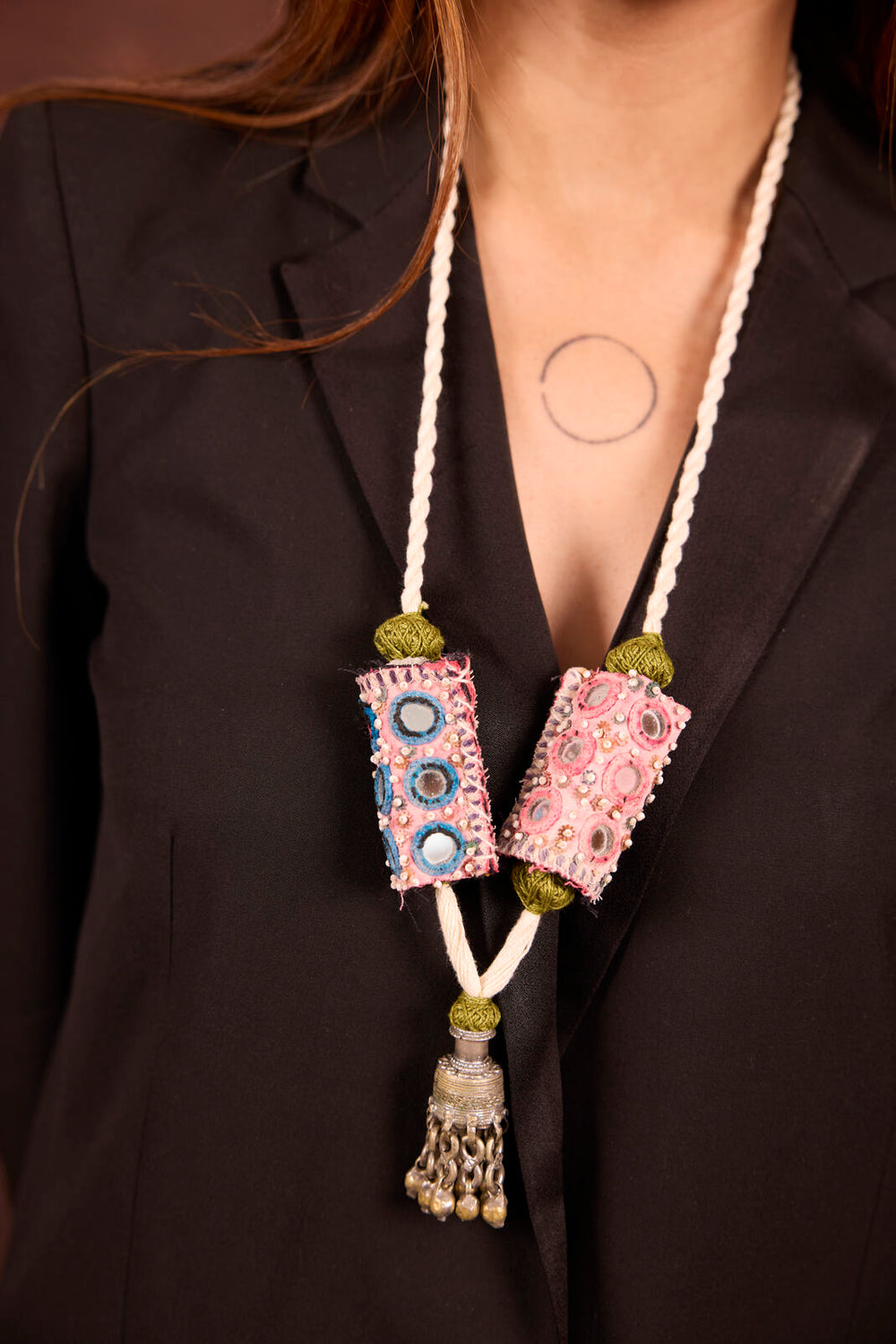 Dilber cylinder Necklace