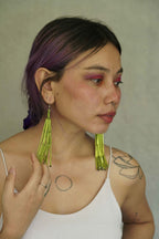 Green Icicle Earring