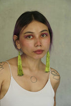Green Icicle Earring