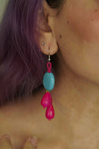 Candy Pop Earring (Blue and Pink)