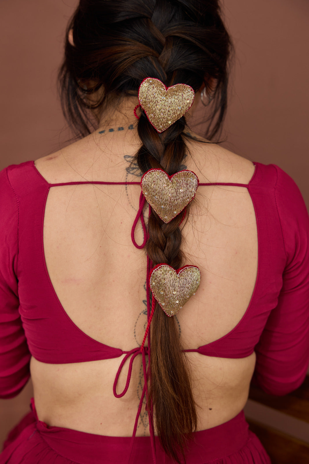 
                  
                    Sitara Hair Tie (Set of 3 Hearts)
                  
                