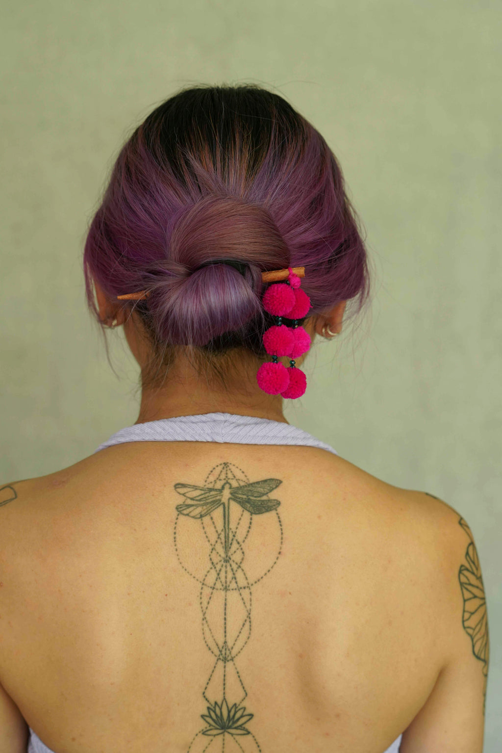 Zuri Bun Stick (Pink)