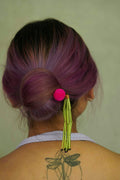 Green Icicle Bun Stick