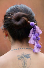 Lavender Bun Stick