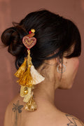 Gold Ghungroo Bun Stick
