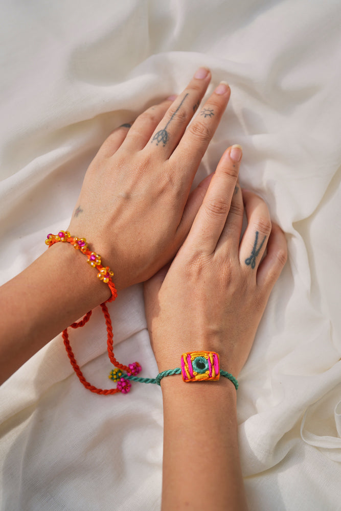 
                  
                    Pyar ka rang rakhi - set of two
                  
                
