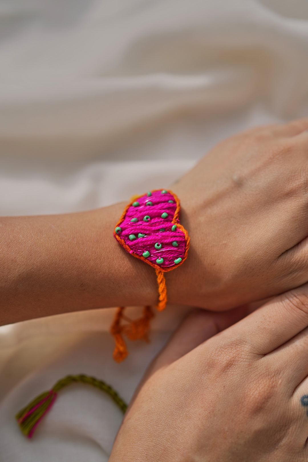 
                  
                    Dil vali rakhi(Pink) - set of two
                  
                