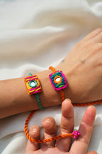 Aaina rakhi - set of two