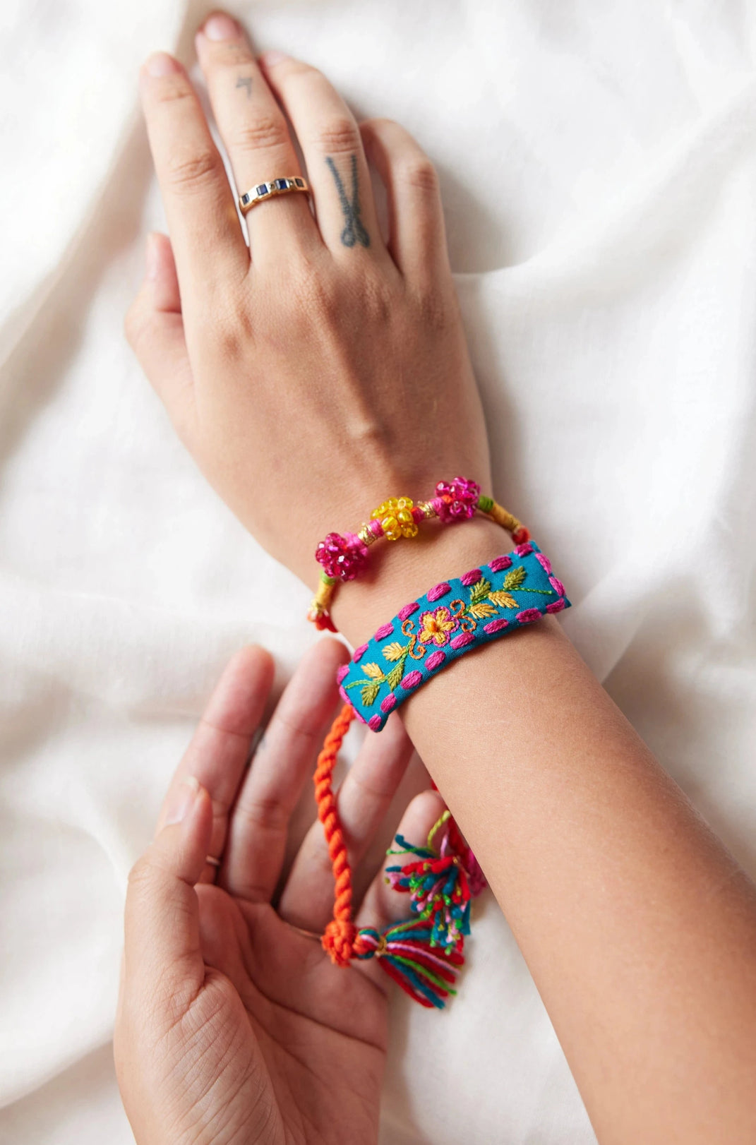 
                  
                    Jhilmil Rakhi - set of five
                  
                