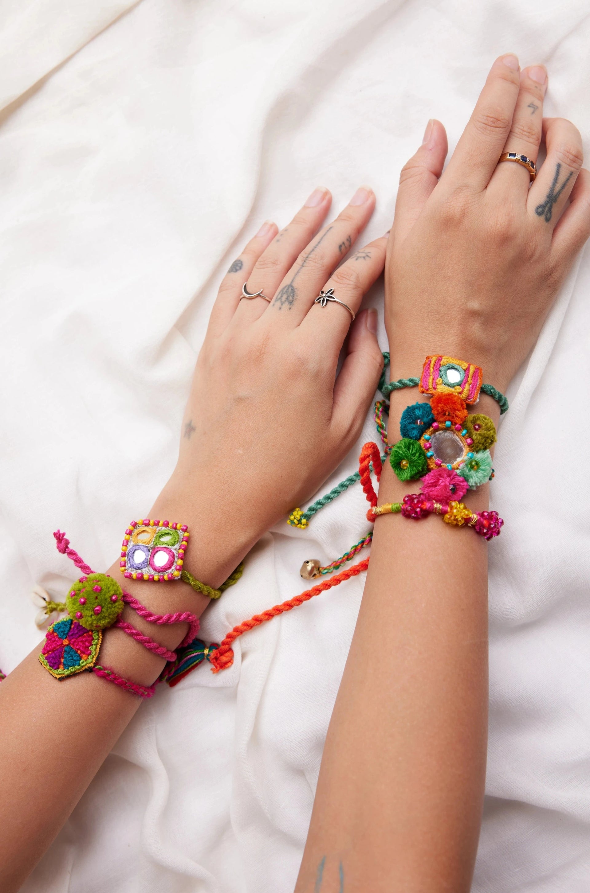 Rosie rakhi - Set of Six