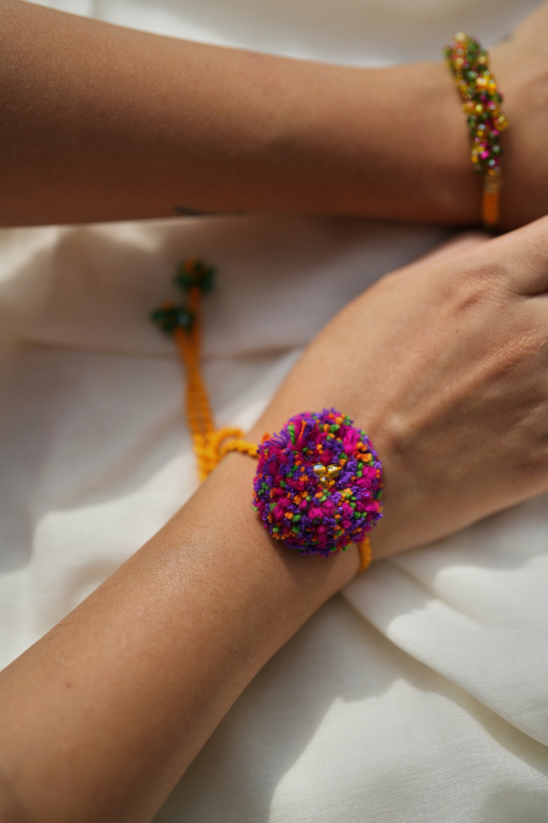 
                  
                    Barfi rakhi - set of two
                  
                