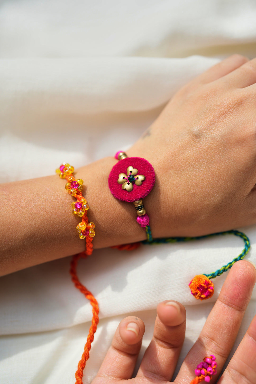 
                  
                    Gulshan rakhi - set of two
                  
                
