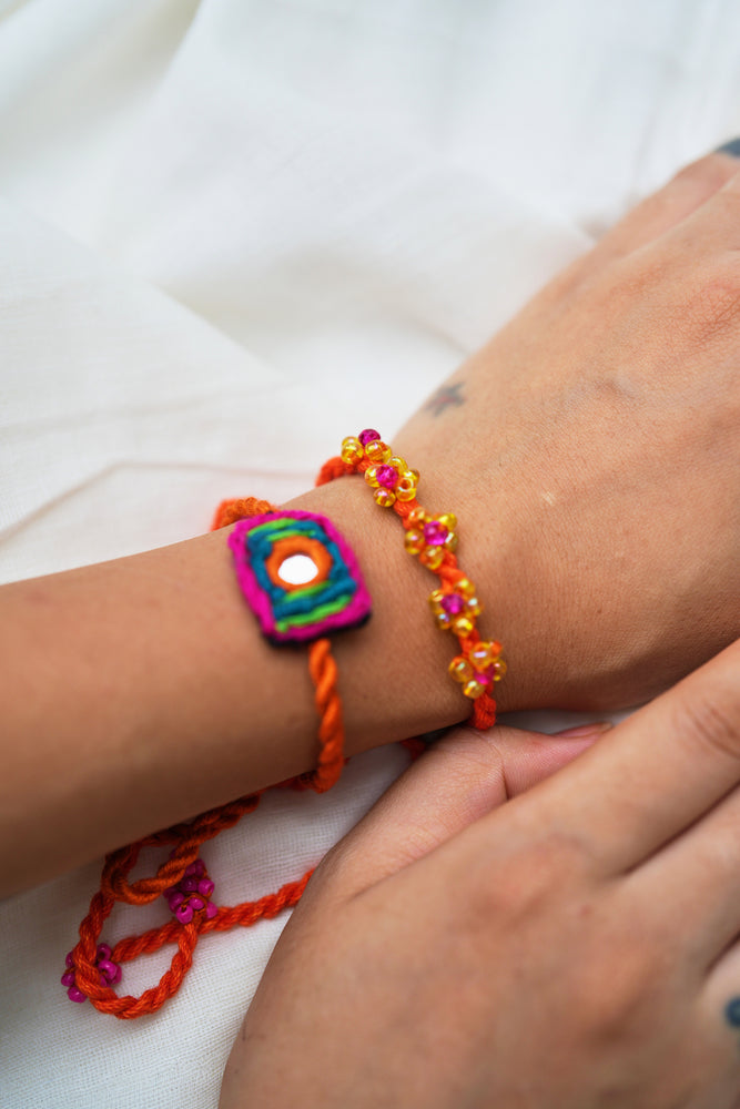 
                  
                    Patola rakhi - set of three
                  
                