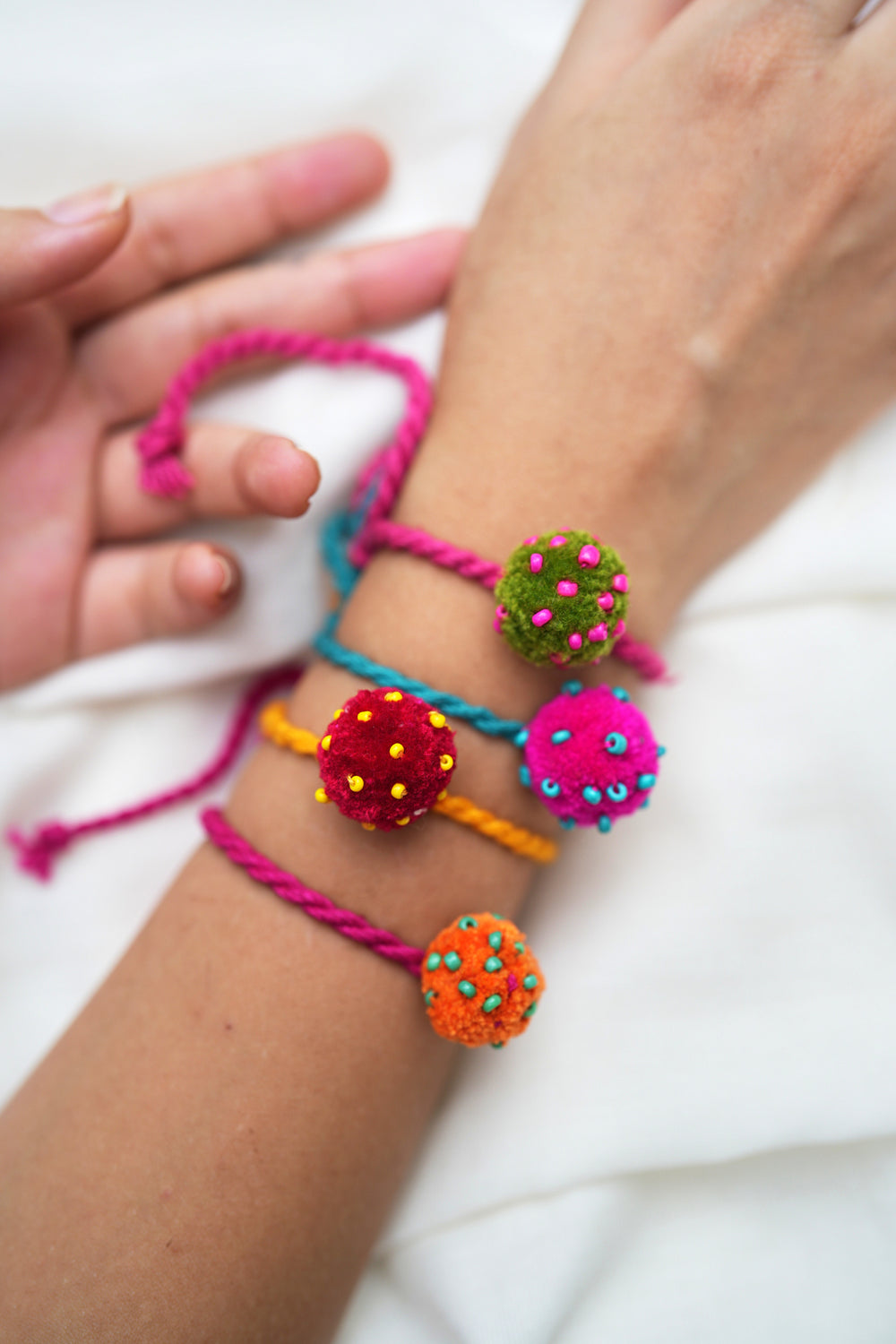 Mini laddoo rakhi - set of four