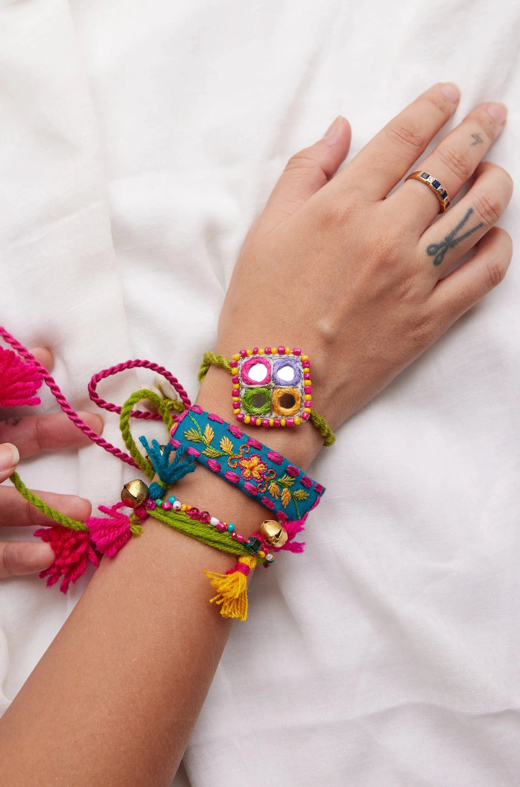 
                  
                    Paro Rakhi - Set of three
                  
                