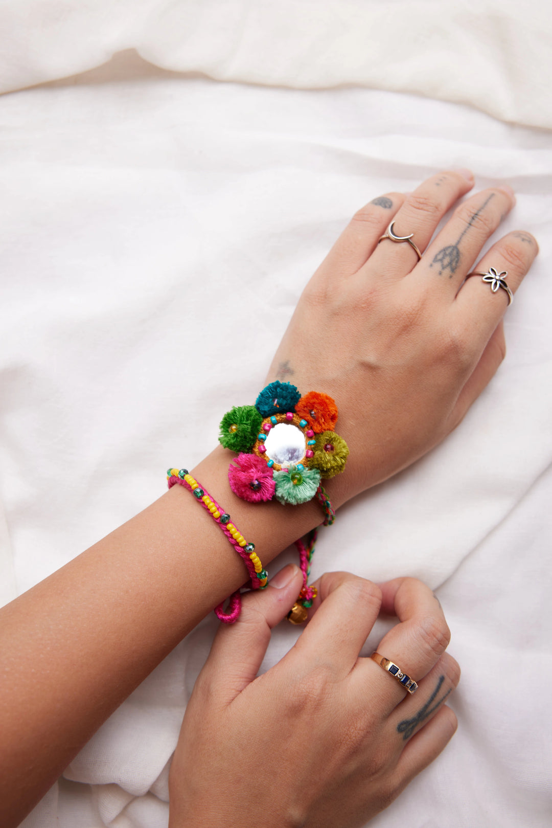 
                  
                    Phoolon wali Rakhi - Set of three
                  
                